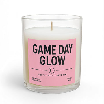 Game Day Glow Baseball Soy Candle | 11 oz Baseball Candle | Baseball Fan Gift & Home Decor