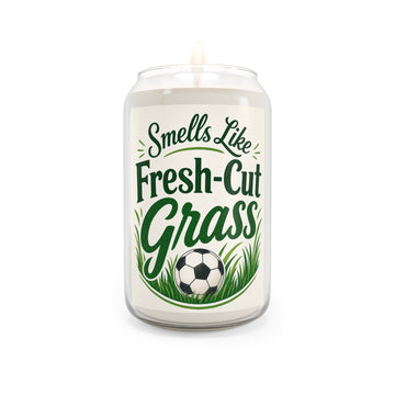 Fresh Cut Grass Soy Candle | Soccer Candle | Game Day Candle | Sports Mom Gift
