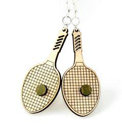 Tennis Racquet Earrings | Lightweight Tennis Earrings for Women