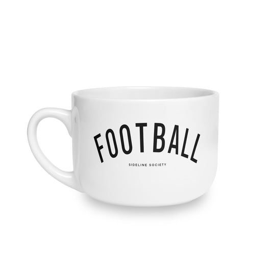 Football Mom Ceramic Oversized Game Day Coffee, 25oz