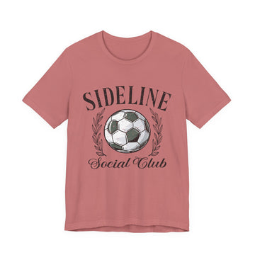 Sideline Social Club Soccer Tee | Soccer Mom Graphic Shirt