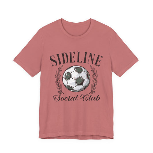 Sideline Social Club Soccer Tee | Soccer Mom Graphic Shirt