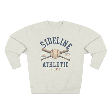 Sideline Athletic Dept Sweatshirt | Vintage Baseball Mom Game Day Sweatshirt