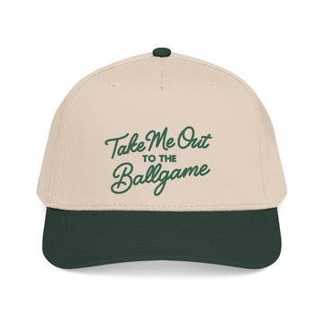 Take Me Out to the Ballgame Vintage Cap | Retro Baseball Game Day Hat
