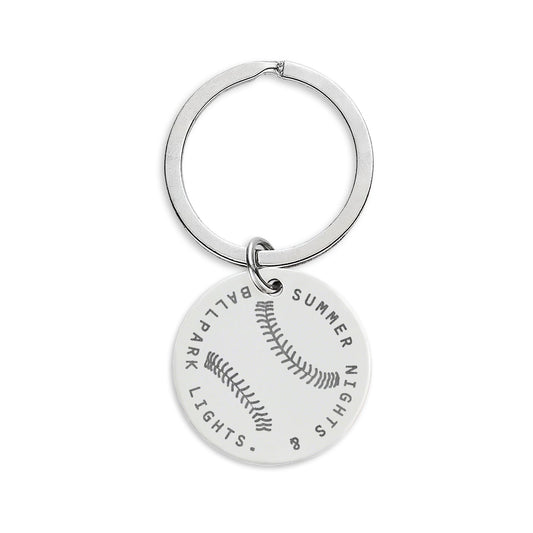 Ballpark Lights Keychain | Baseball Mom Gift & Sports Keychain
