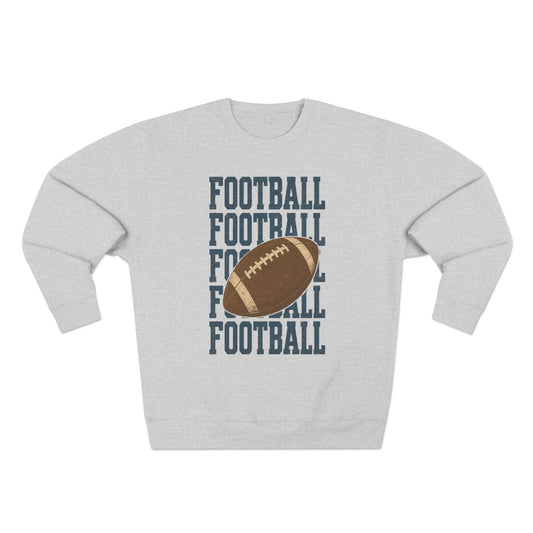 Vintage Football Graphic Crewneck Sweatshirt