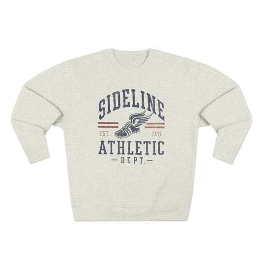 Sideline Athletic Crewneck Sweatshirt | Retro Varsity Vintage Sports Mom Pullover