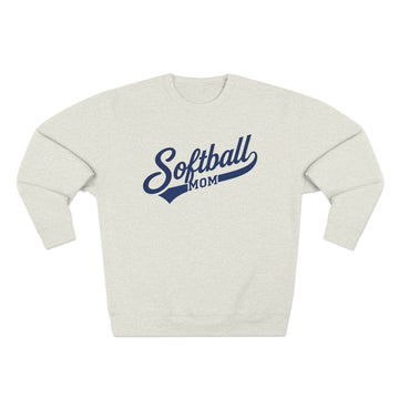 Softball Mom Sweatshirt | Vintage Retro Softball Mom Crewneck Pullover