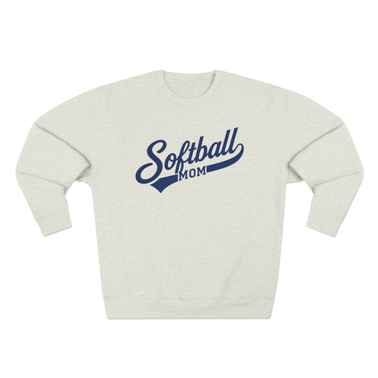 Softball Mom Sweatshirt | Vintage Retro Softball Mom Crewneck Pullover