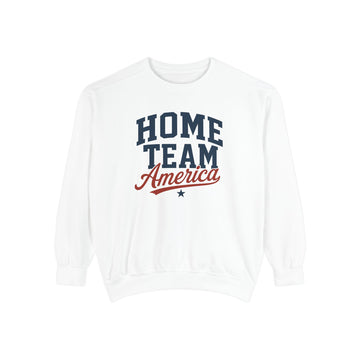 Home Team America Sweatshirt | Patriotic Vintage Crewneck Sweatshirt