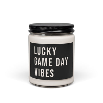 Lucky Game Day Vibes Soy Candle | Sports Fan Gift | 9 oz Scented Candle