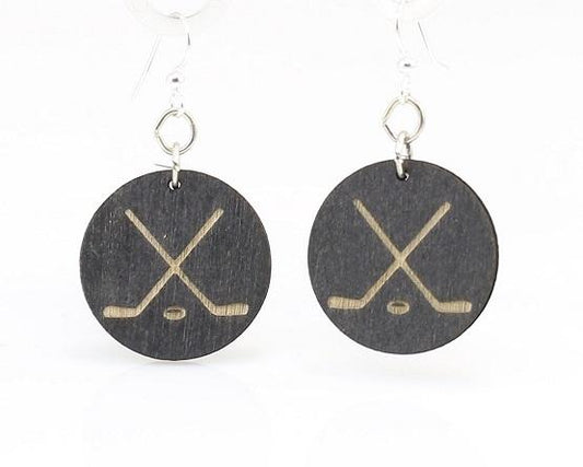 Hockey Puck Earrings | Lightweight Hockey Earrings for Women