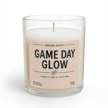 Game Day Glow Soy Candle | 11 oz Sports Candle | Game Day Home Decor & Football Fan Gift