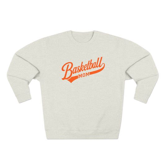 Basketball Mom Crewneck Sweatshirt | Cozy Retro Sports Mom Pullover