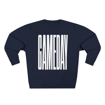 GAMEDAY Crewneck Sweatshirt | Bold Football Game Day Sweatshirt | Vintage Sports Fan Pullover