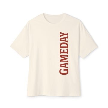Gameday Oversized Tee | Women's Boxy Game Day T-Shirt | Relaxed Football Weekend Shirt | Sports Fan Graphic Tee