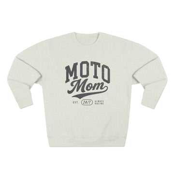 Moto Mom Crewneck Sweatshirt | Motocross Pullover | Racing Mom Sweatshirt