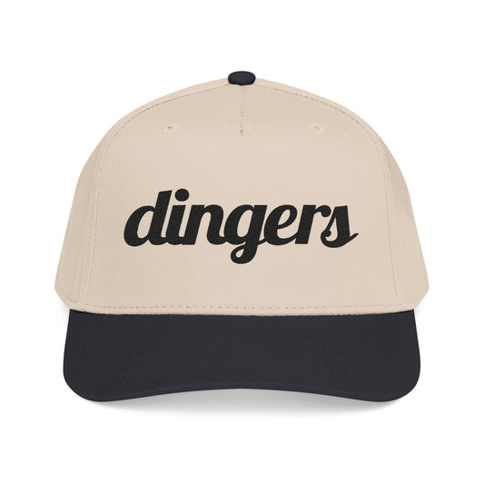 Dingers Retro Snapback Hat | Vintage-Inspired Structured Baseball Cap