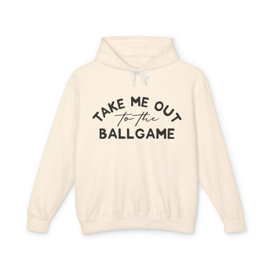Take Me Out to the Ballgame Hoodie | Baseball Cozy Game Day Sweatshirt