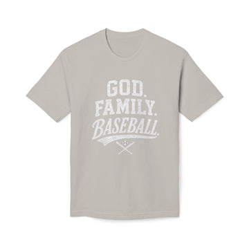 God Family Baseball Graphic Tee | Baseball Mom Shirt