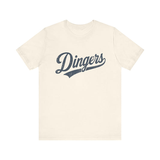Dingers Baseball Shirt | Vintage Baseball Graphic Tee