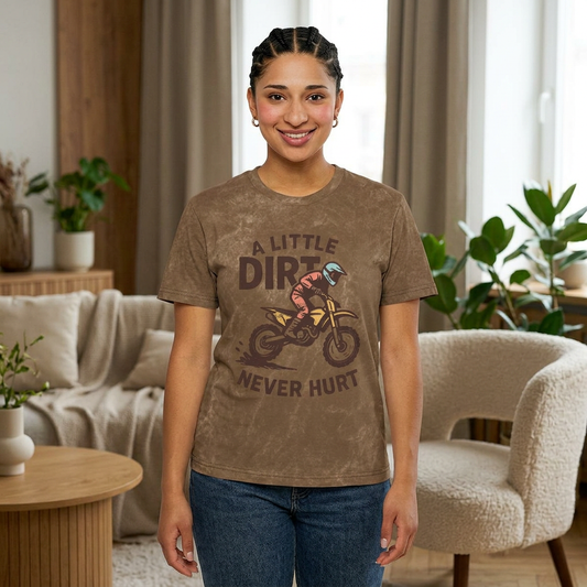 Little Dirt Never Hurt Motocross Tee