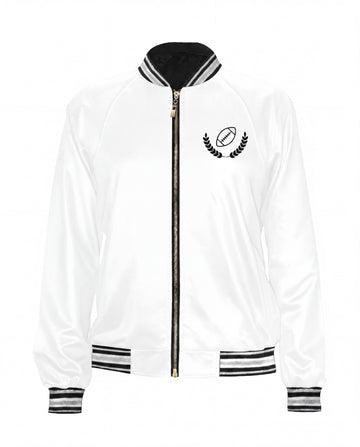 Sideline Social Club Varsity Jacket | Football Mom Bomber Jacket