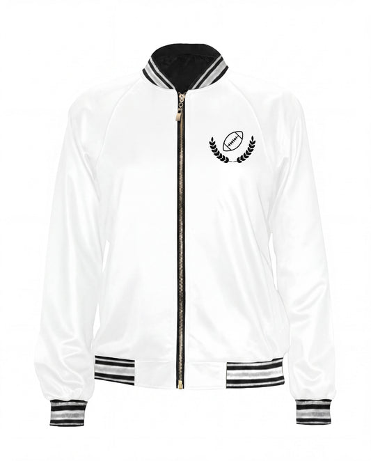 Sideline Social Club Varsity Jacket | Football Mom Bomber Jacket