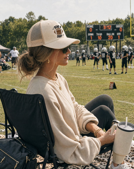 Bend & Snap Trucker Hat | Football Mom Mesh Back Cap