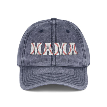 Mama Baseball Hat | Vintage Sports Mom Cap