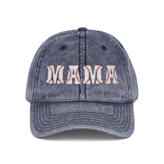 Mama Baseball Hat | Vintage Sports Mom Cap