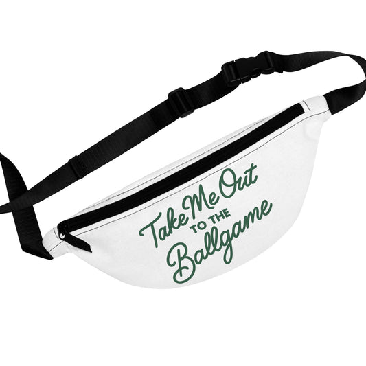 Take Me Out to the Ballgame Fanny Pack | Baseball Game Day Belt Bag