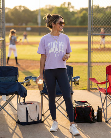Game Day Lavender Women’s Boxy Tee