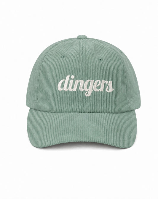 Dingers Corduroy Hat | Vintage Baseball-Inspired Cord Cap