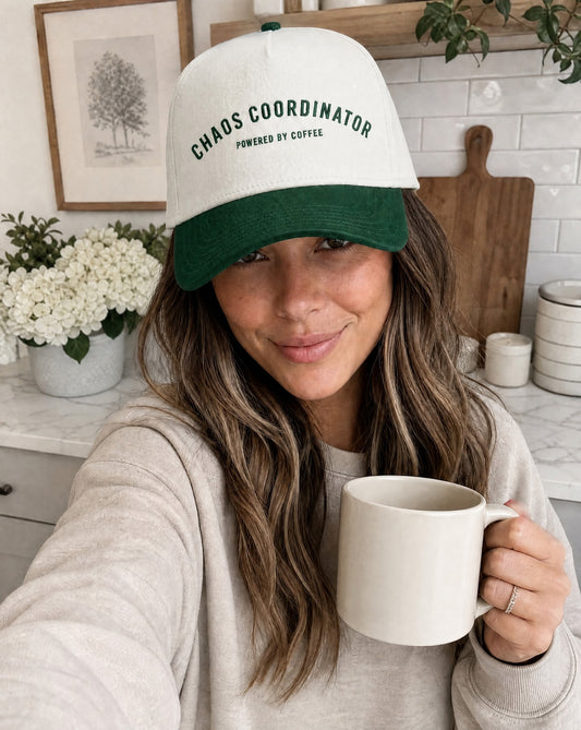 Chaos Coordinator Hat | Powered by Coffee Trucker Cap