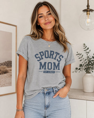 Sports Mom Shirt Vintage Retro Tee