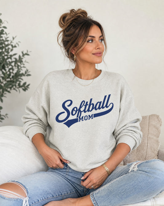 Softball Mom Sweatshirt Pullover