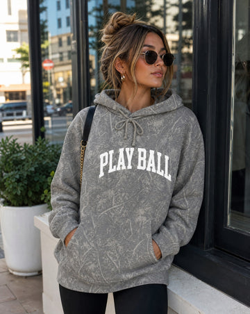 Play Ball Vintage Camo Hoodie