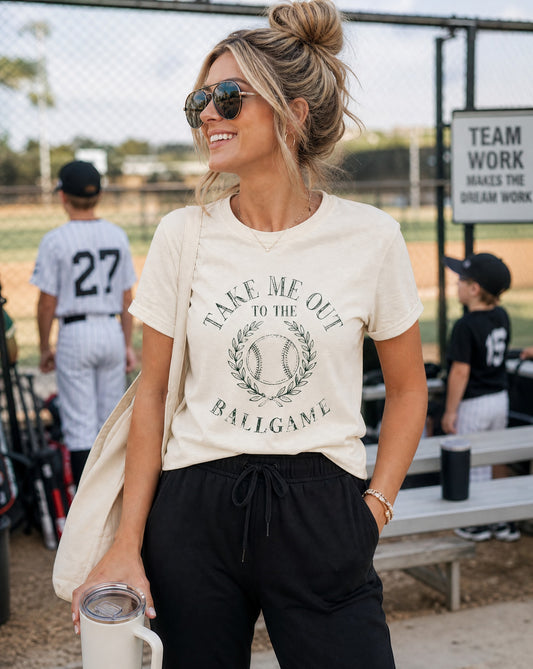 Take Me Out to the Ballgame Shirt | Vintage Baseball Mom T-Shirt