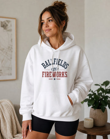 Ballfields & Fireworks Hoodie