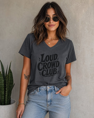 Loud Crowd Club V-Neck T-Shirt