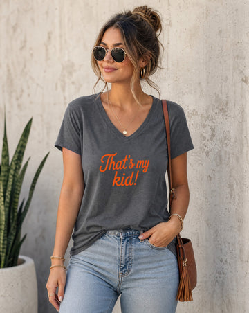 That’s My Kid V-Neck T-Shirt