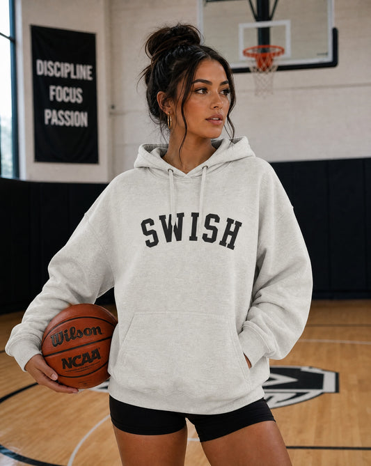 Swish Basketball Hoodie | Game Day Hoodie |  Collegiate Sports Sweatshirt