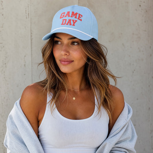 Vintage Game Day Baseball Rope Cap