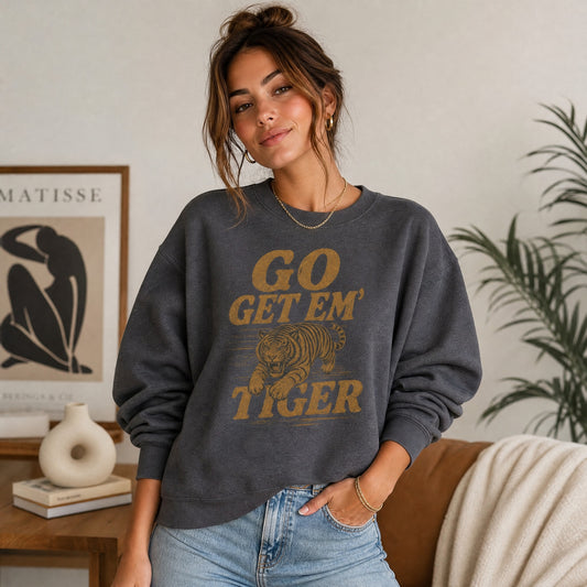 Go Get 'Em Tiger Vintage Sweatshirt