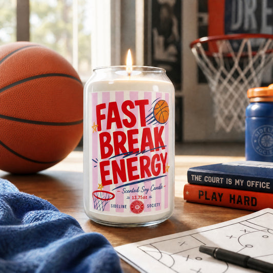 Fast Break Energy Basketball Soy Candle, 13.75 oz