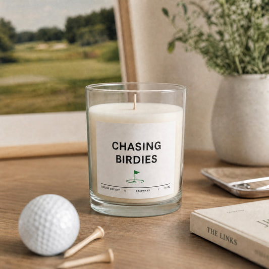 Chasing Birdies Golf Soy Candle, 11 oz
