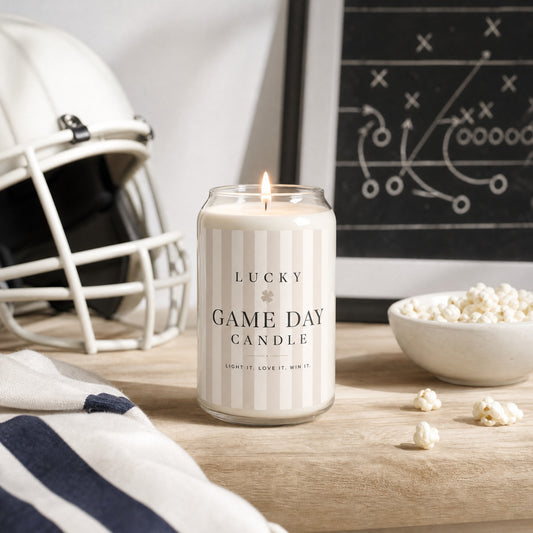 Lucky Game Day Hand-Poured Soy Candle, 13.75 oz