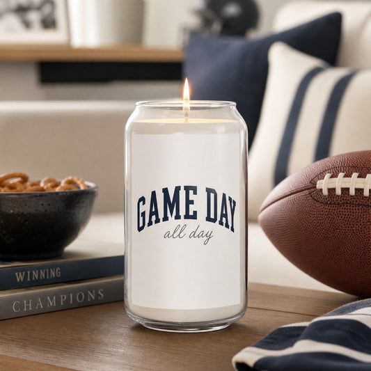 Game Day All Day Hand-Poured Soy Candle, 13.75 oz