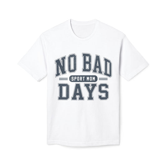 No Bad Days Sport Mom T-Shirt | Vintage Varsity Graphic Tee for Sports Moms